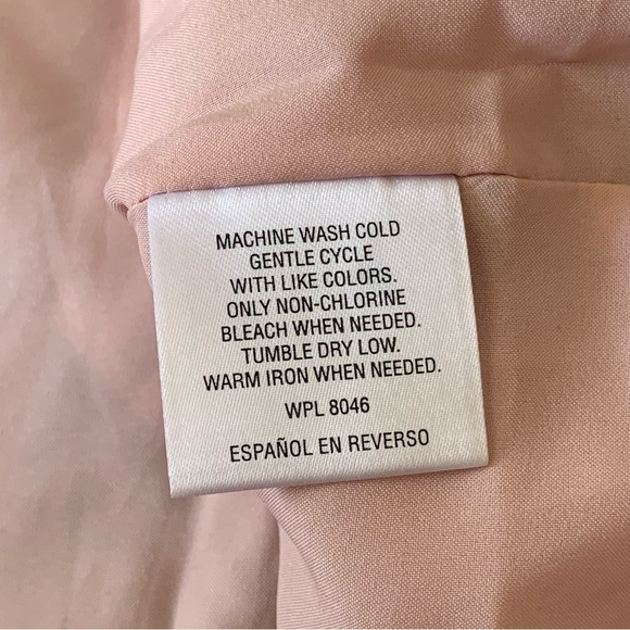 BAR III Pink Geometric Print Slip Dress Asymmetric Hem Size Small. Y2K style. - Picture 9 of 12